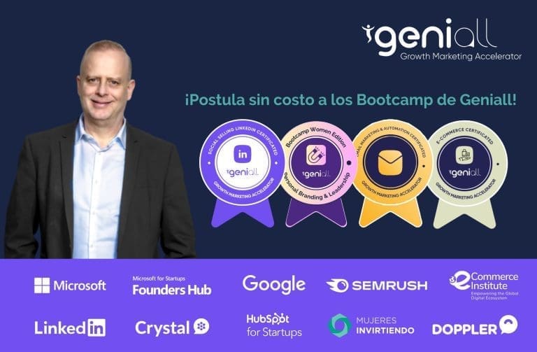 Postula al Bootcamp de Ventas B2B & Personal Branding de Geniall Accelerator