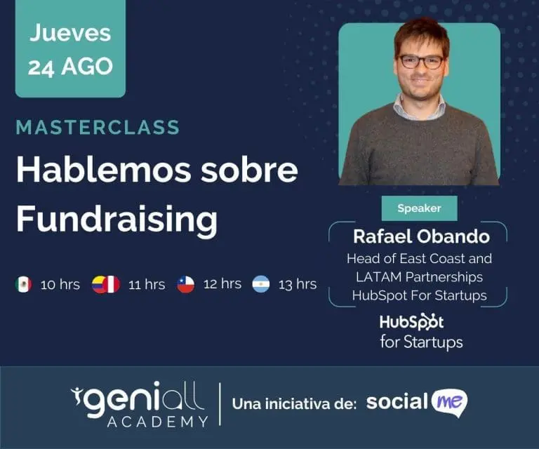 Geniall te invita a su MasterClass online «Hablemos sobre Fundraising»