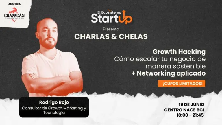 Rodrigo Rojo en Charlas y Chelas de El Ecosistema Startup