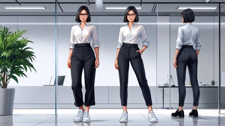 Oficinas modernas de una startup de moda tecnológica con pantallas digitales