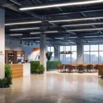 Oficinas modernas de una startup tecnológica dedicadas a la agricultura de precisión en España