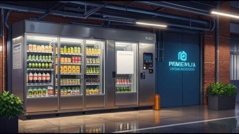 Instalaciones modernas de una startup tecnológica sobre suplementos alimenticios sustentables en un entorno urbano