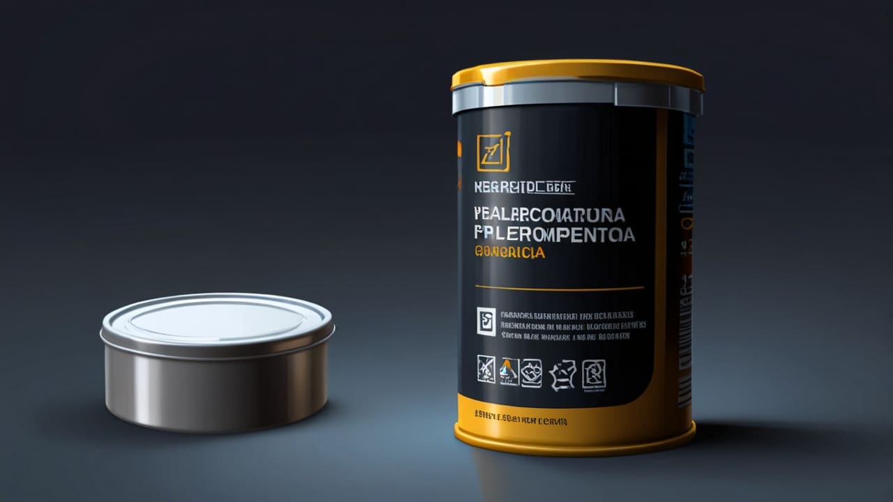 Primer plano de una moderna batería de sodio-hierro sobre una superficie oscura y brillante.