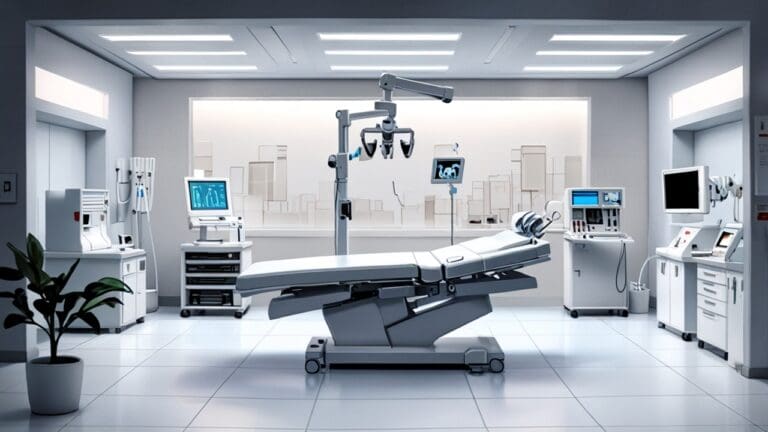 Primer plano de una impresora 3D trabajando en un entorno médico moderno