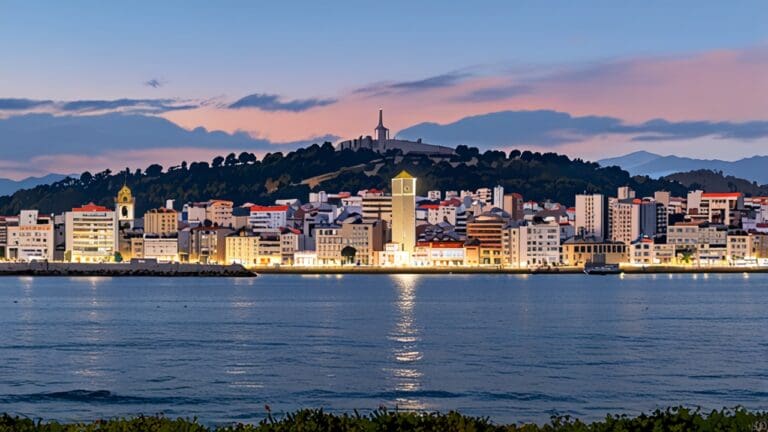 Panorámica moderna de la ciudad de Vigo con tecnología de vanguardia