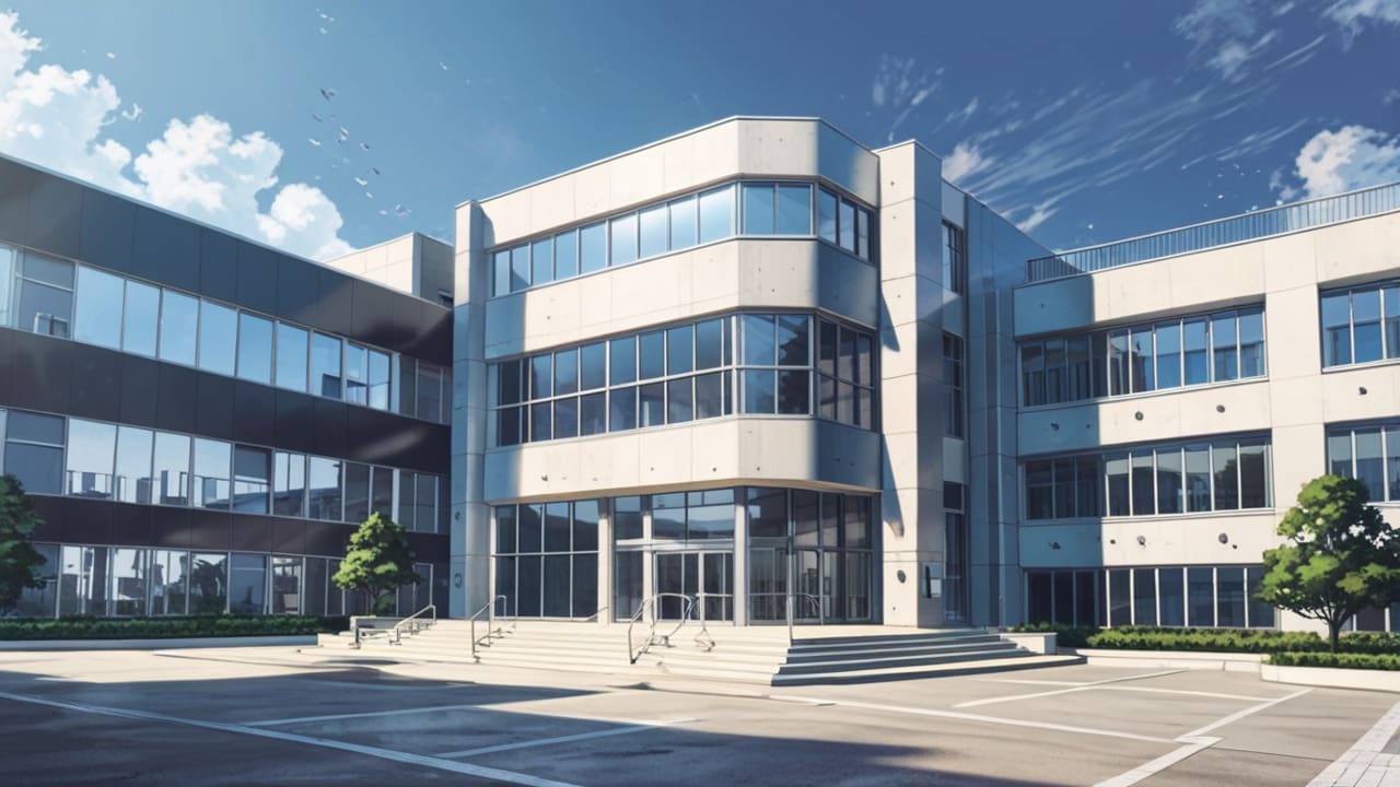 Sede moderna de un instituto de estadísticas con tecnología avanzada
