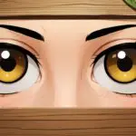 Primer plano de anteojos fabricados con materiales reciclados sobre una tabla de madera clara