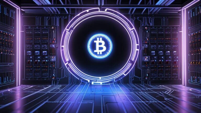 Representación digital de un token criptográfico sobre un fondo de circuitos tecnológicos.