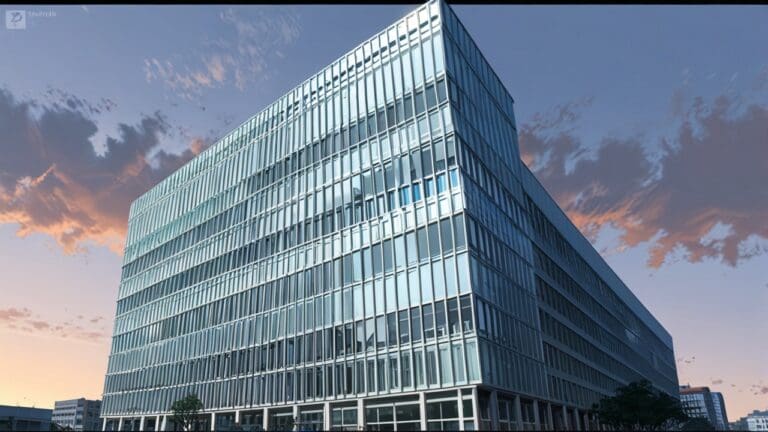 Edificio moderno en Bruselas representando el crecimiento del sector tecnológico europeo.