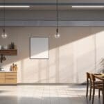 Primer plano de una sartén moderna y tecnológica sobre una superficie de cocina impecable