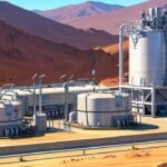 Imagen de un centro de innovación tecnológica en minería sostenible con equipos de última generación