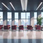 Oficinas modernas de inversión con tecnología de última generación