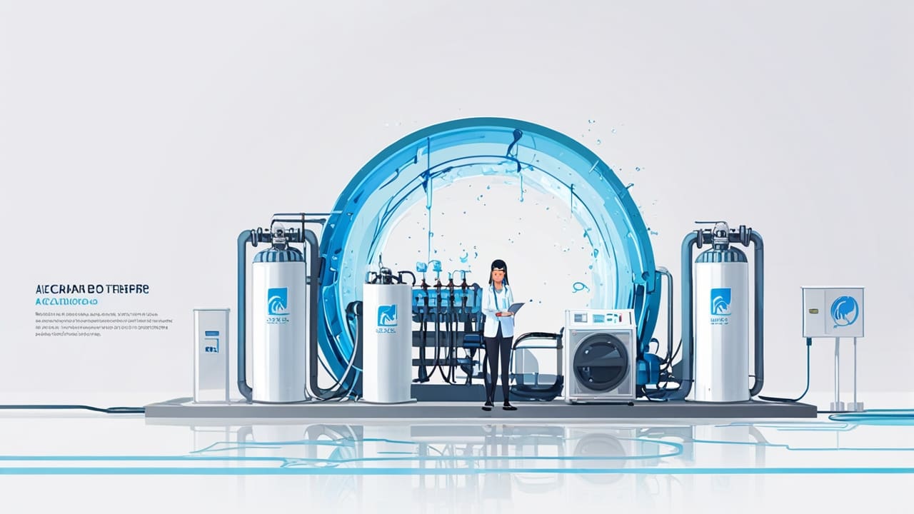 Representación de un sistema de recarga de acuíferos con tecnología avanzada