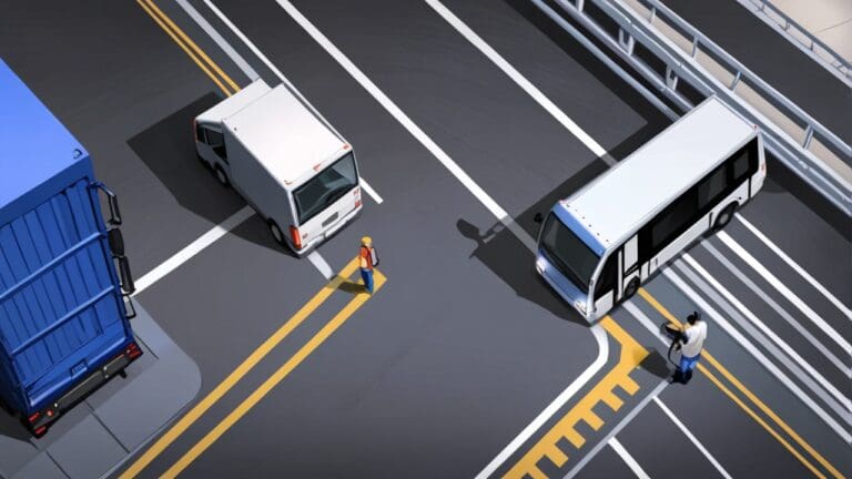 Primer plano de un dispositivo inteligente sobre una correa transportadora en una mina moderna.