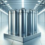 Baterías de litio en un entorno industrial moderno