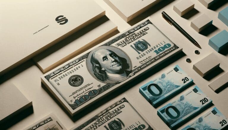 Primer plano de billetes de dólares y pesos argentinos sobre un fondo neutro.