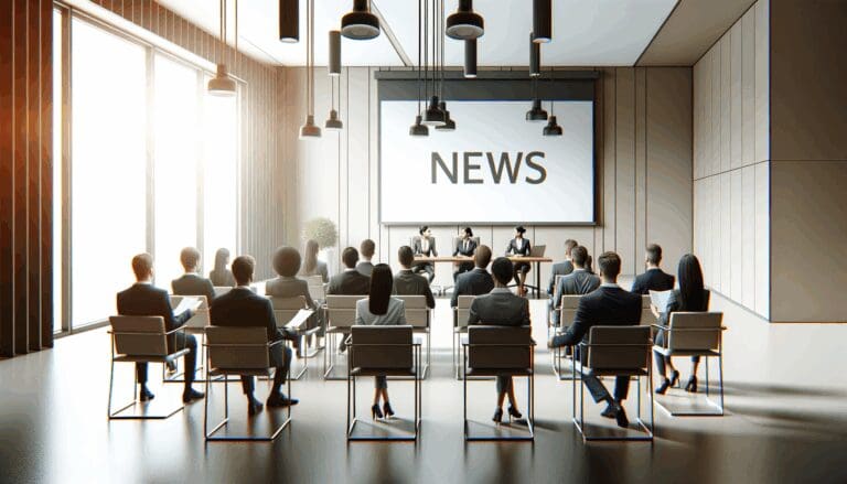 Espacio moderno de coworking con emprendedores en conferencia