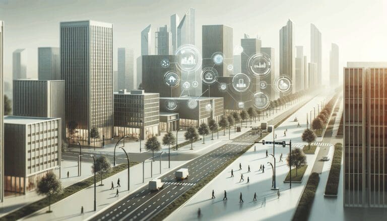 Desarrollo urbano en Santiago con enfoque en infraestructura tecnológica contemporánea