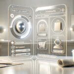 Interfaz limpia de un chatbot AI mostrando opciones de productos para comprar, fondo claro y ambiente moderno.