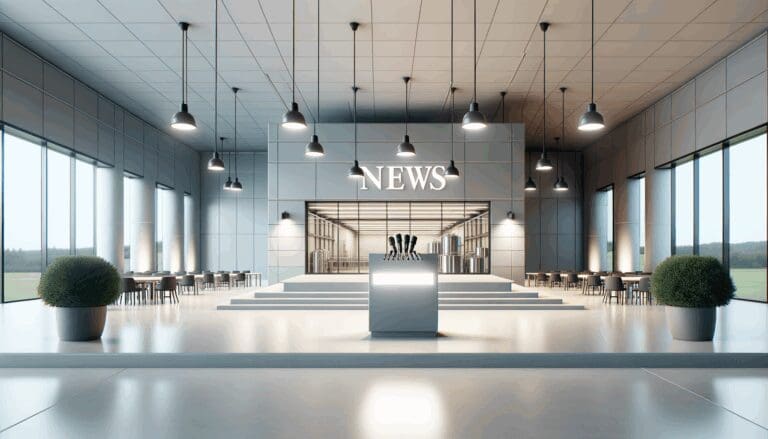 Instalaciones modernas de una planta vinícola en un entorno universitario