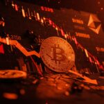 Liquidación cripto histórica de 19 mil millones con caída abrupta de precios de Bitcoin y Ethereum en mercado volátil.