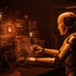 Agente de seguridad AI Aardvark de OpenAI analizando código con inteligencia GPT-5 en desarrollo de software.