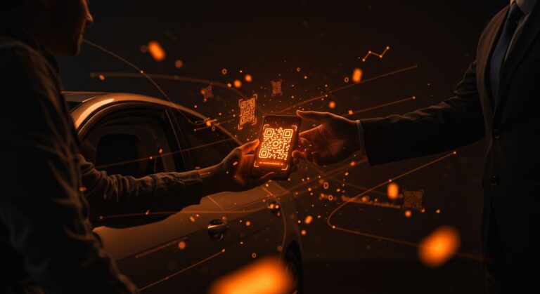 Tecnología QR revolucionando partes amistosos en aseguradoras con automatización e insurtech en el sector de seguros.