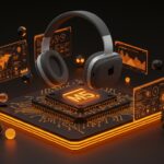 Apple Vision Pro actualizado con chip M5 mostrando innovación en computación espacial y realidad mixta para aplicaciones empresariales.