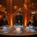 Líderes e inversores en deep tech colaborando en el Barcelona Deep Tech Summit para impulsar innovación y financiación tecnológica.