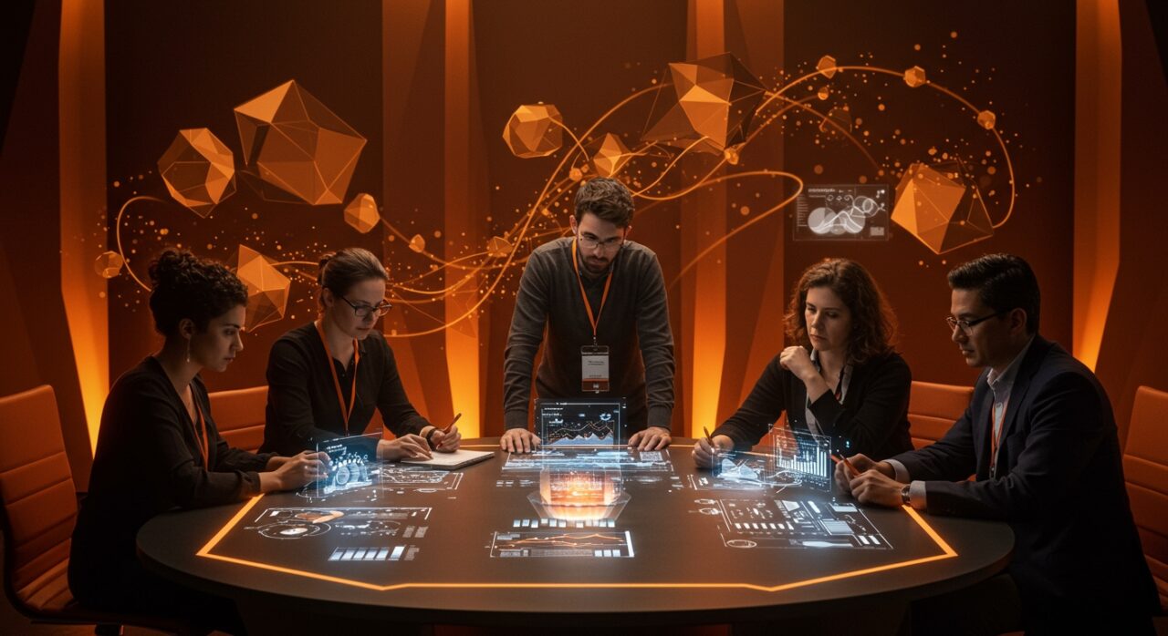 Líderes e inversores en deep tech colaborando en el Barcelona Deep Tech Summit para impulsar innovación y financiación tecnológica.