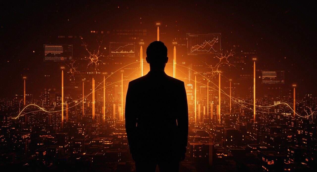 Líder tecnológico chileno frente a un ecosistema Deep Tech vibrante que simboliza el liderazgo de Chile en startups y la innovación tecnológica en Latinoamérica.