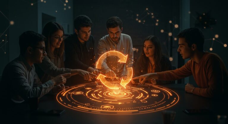 Emprendedores chilenos colaborando en iniciativas de economía circular para premios Circular Awards 2025.