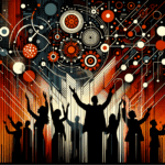 Colaboración y convocatoria en comunidad startup tecnológica con paleta de colores Ecosistema Startup