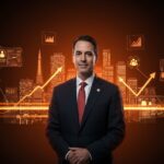 Daniel Lurie participando en TechCrunch Disrupt 2025, destacando innovación tecnológica y ecosistema startup en San Francisco.