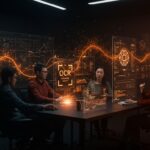 Reconocimiento óptico de caracteres avanzado con IA open source en un entorno startup futurista, destacando DeepSeek OCR y visión computacional.