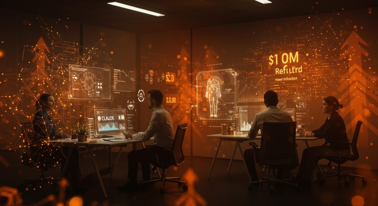 Colaboración empresarial con inteligencia artificial Claude de Anthropic en Deloitte superando un contratiempo financiero millonario.