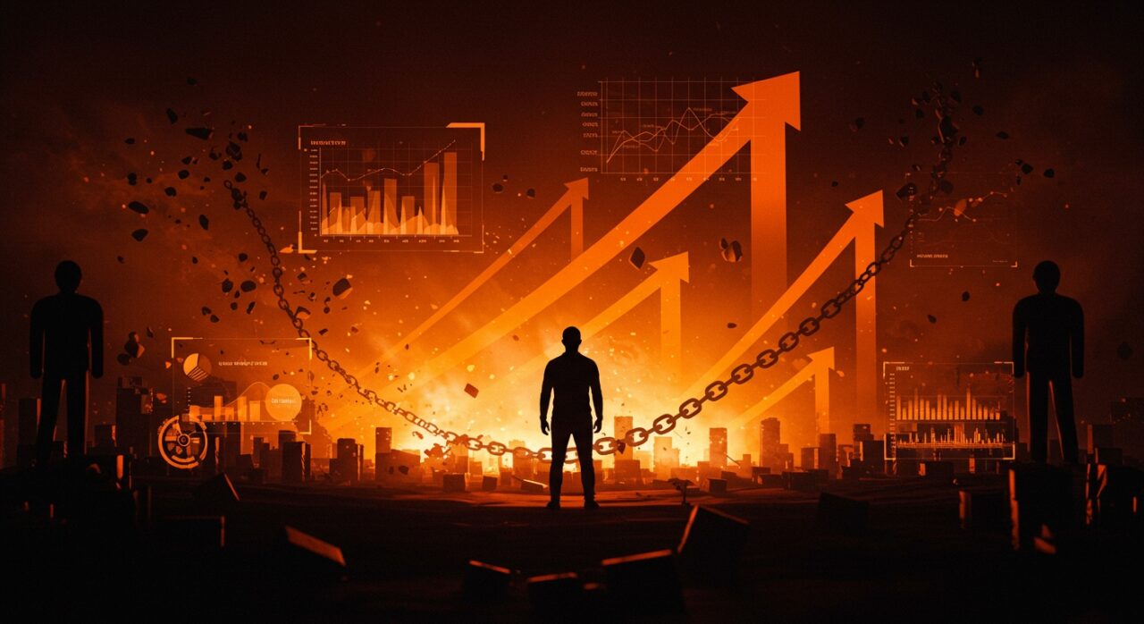 Impacto de dinámicas autoritarias en EE.UU. para startups, mostrando riesgos institucionales y desafíos políticos en 2025.