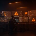 Estado actual de interrupción total en Docker Hub, Authentication y Desktop, destacando problemas y fallo de servicios Docker en tecnología.