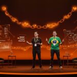 Startups latinoamericanas FACTOS DCP y Tokeniza finalistas en Merge Madrid 2025 destacando innovación en Web3 y tokenización.