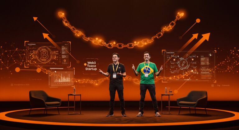 Startups latinoamericanas FACTOS DCP y Tokeniza finalistas en Merge Madrid 2025 destacando innovación en Web3 y tokenización.