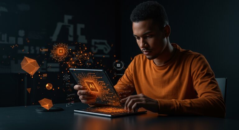 Curso gratuito de Edge AI de Microsoft mostrando IA local optimizada ejecutándose en dispositivos para startups tecnológicas.