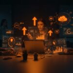 Equipo de la startup chilena EMMA Energy colaborando en plataforma SaaS de optimización energética en tiempo real dentro del programa InnovABB Chile.