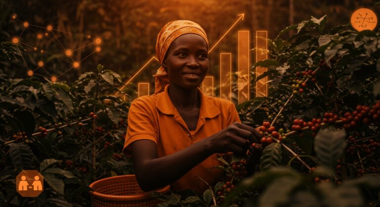Meridah Nandudu empoderando agricultoras de café en Uganda a través del emprendimiento social con Bayaaya Specialty Coffee.