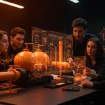 Equipo Delphos innovando con inteligencia artificial y gemelo digital en la industria energética durante Hack the Challenge 2025.