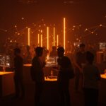 Innovación y networking en TechCrunch Disrupt 2025 con founders hispanos en comunidad tech de startups.