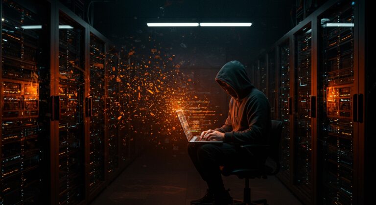 Ataque de hackers gubernamentales a F5 Networks con robo de código fuente y datos de clientes en un entorno de ciberseguridad.