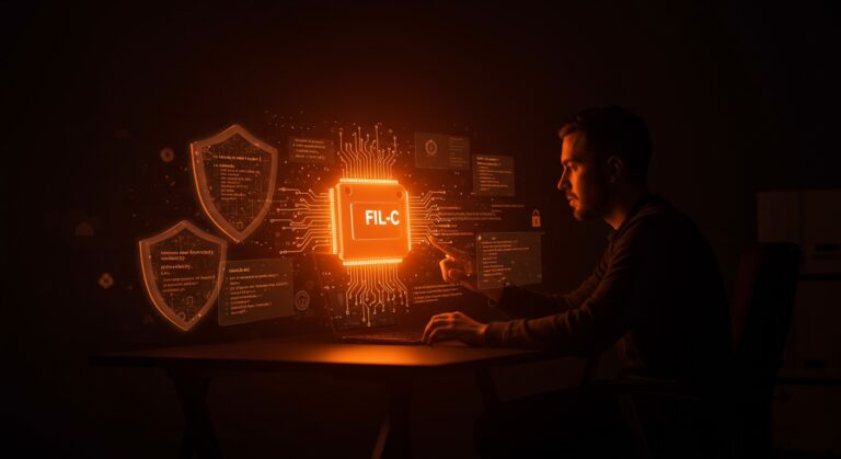 Implementación segura en memoria de C y C++ con Fil-C, destacando seguridad en memoria y compatibilidad en entornos de desarrollo Linux.