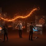 Colaboración avanzada en edición de imágenes con IA generativa destacando tecnología y automatización en ecosistema startup.