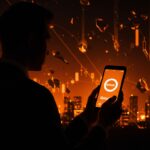 Líder empresarial contemplando la privatización de Grindr en un contexto de presión financiera y tendencias en apps LGBTQ+.