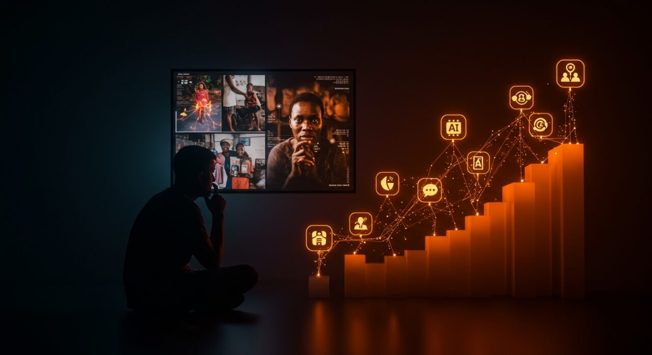 Fundador de ONG reflexionando sobre imágenes de pobreza generadas por IA y los dilemas éticos en la comunicación digital humanitaria.